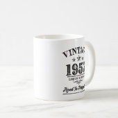 Vintage 1957 - 60ste de koffiemok van de (Voorkant rechts)