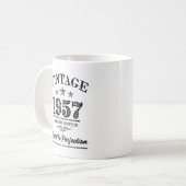 Vintage 1957 - 60ste de koffiemok van de (Voorkant links)