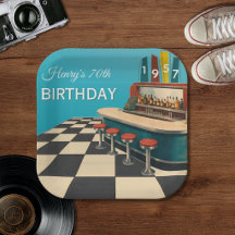 Vintage 1957 Retro Eetcafé 70e Verjaardag