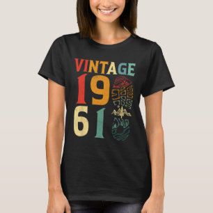 Vintage 1961 61 jaar verjaardag Camping Wandelen L T-shirt