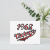 vintage 1963 briefkaart (Staand voorkant)