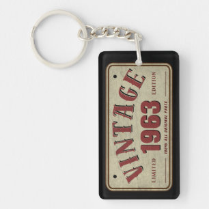 Vintage 1963 Limited Edition Alle Originele Onderd Sleutelhanger