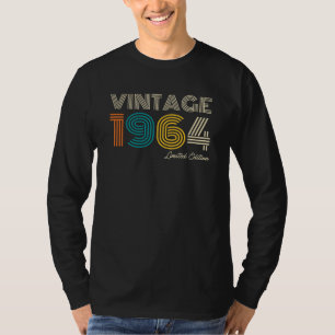 Vintage 1964 Limited Edition 60th Birthday T-shirt