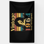 Vintage 1964 spandoek (Verticaal)