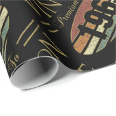 Vintage 1965 60ste verjaardag cadeaupapier (Rol Hoek)