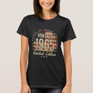 Vintage 1965 Limited Edition 60-jarige cadeaus VS T-shirt