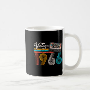 Vintage 1966 cassetterecorder 60e verjaardag 60 ja koffiemok