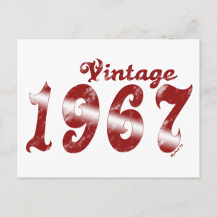 Vintage 1967 Briefkaart