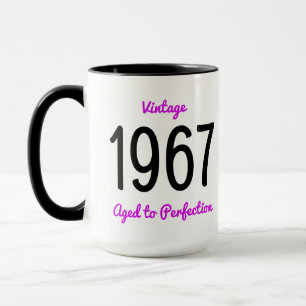 Vintage 1967 Gerijpt Tot In De Perfectie 50 Verjaa Mok