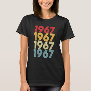Vintage 1967 Mannen op de geboorte Vrouwen krijgen T-shirt