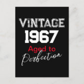 Vintage 1967 Verjaardagskaart Aged Perfection Briefkaart (Voorkant)