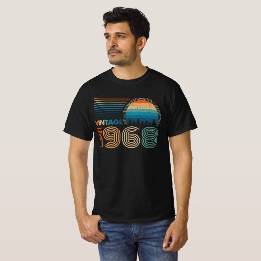 vintage 1968 t-shirt (Voorkant volledig)
