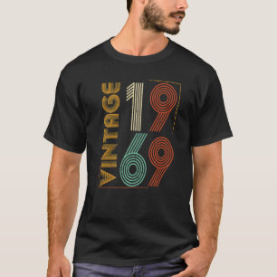 Vintage 1969 54e verjaardag Voor vrouwen 54 jaar T-shirt