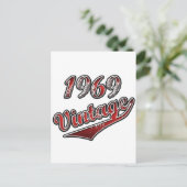 vintage 1969 briefkaart (Staand voorkant)
