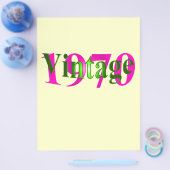 Vintage 1970 flyer (Enkel)