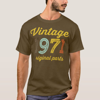 Vintage 1971 Oorspronkelijke onderdelen T-shirt