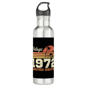 Vintage 1972 52e verjaardag waterfles 