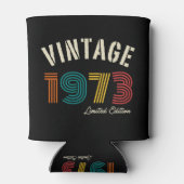Vintage 1973 51ste verjaardag blikjeskoeler (Achterkant)