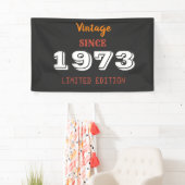 Vintage 1973 Gelimiteerde Editie Cadeausbanner – R Spandoek (Insitu)