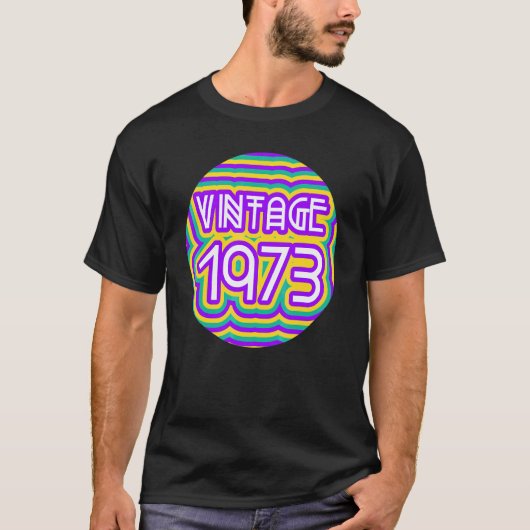 Vintage 1973 t-shirt (Voorkant)