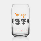 Vintage 1974 édition limitée 50e cadeau d'annivers (Verso)
