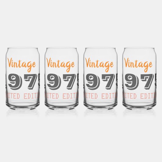 Vintage 1975 édition limitée 50e cadeau d'annivers (Gauche)