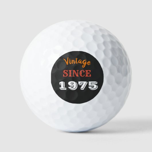 Vintage 1975 Limited Edition golfballen – Uniek (Voorkant)
