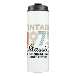 Vintage 1975 thermosbeker