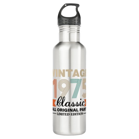 Vintage 1975 waterfles (Voorkant)