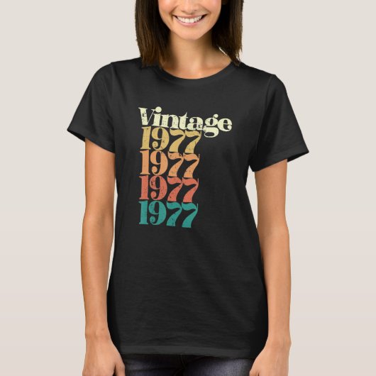 Vintage 1977 t-shirt (Voorkant)
