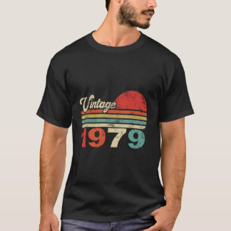 Vintage 1979 Geboorte jaar 44e geboortejaar gemaak T-shirt
