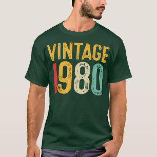 Vintage 1980 42e Man ter nageslachting van de gebo T-shirt