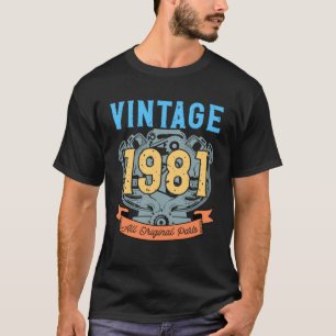 Vintage 1981 Alle oorspronkelijke onderdelen T-shirt