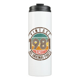 Vintage 1981 thermosbeker