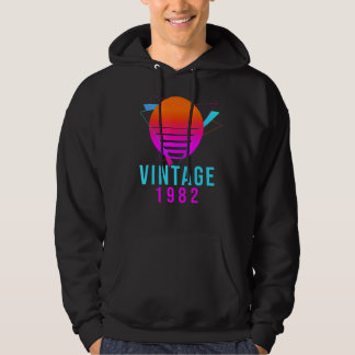 Vintage 1982 40e Verjaardag Cadeau Idee Retro Hoodie
