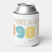 Vintage 1982 42e verjaardag blikjeskoeler (Blikje Achterkant)