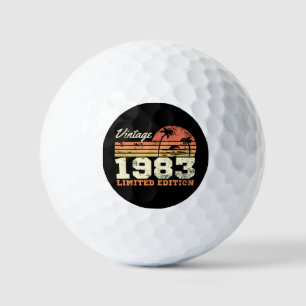 Vintage 1983 Limited Edition 41st Verjaardag Golfballen