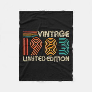 Vintage 1983 Limited Edition Clic 1983 Mannen Vrou Fleece Deken