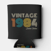 Vintage 1984 40e geboortedag blikjeskoeler (Achterkant)