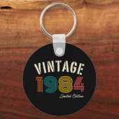 Vintage 1984 40e geboortedag sleutelhanger (Voorkant)
