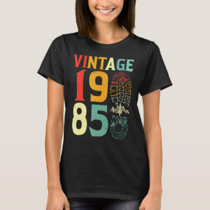 Vintage 1985 37 Jaar Oud Verjaardag Camping Wandel T-shirt