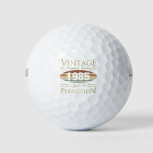 Vintage 1985 40ste verjaardag golfballen
