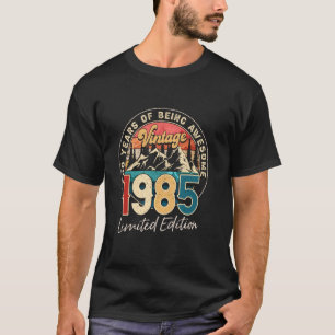 Vintage 1985 Geboren in 1985 Limited Edition 40e v T-shirt