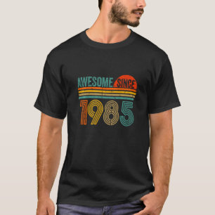 vintage 1985 grappige 38-jarige mannen, vrouwen 38 t-shirt