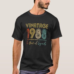 Vintage 1988 34e verjaardag Ideeën Mannen Vrouwen  T-shirt