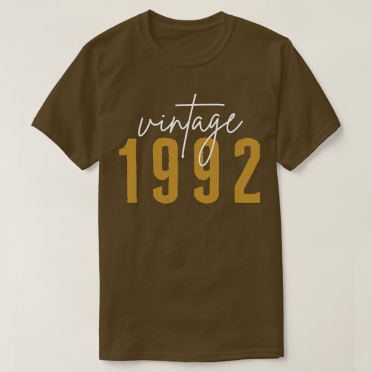 Vintage 1992 20 t-shirt (Design voorkant)