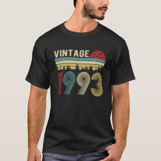 Vintage 1993 Retro 30th Birthday Gift Mannen Vrouw T-shirt