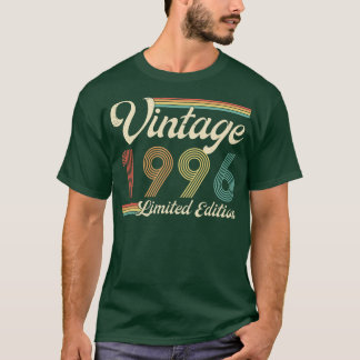 Vintage 1996 Limited Edition 27 jaar oud T-shirt
