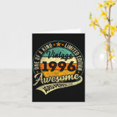 Vintage 1996 Limited Edition 30 Year Old 30th Birt Kaart (Gele Bloem)