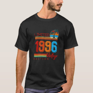 Vintage 1996 Retro 26e Verjaardag 26 Jaar Oud T-shirt